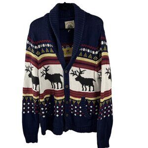 O'hanlon Mills Sweater Knitted Cotton Men’s Size L